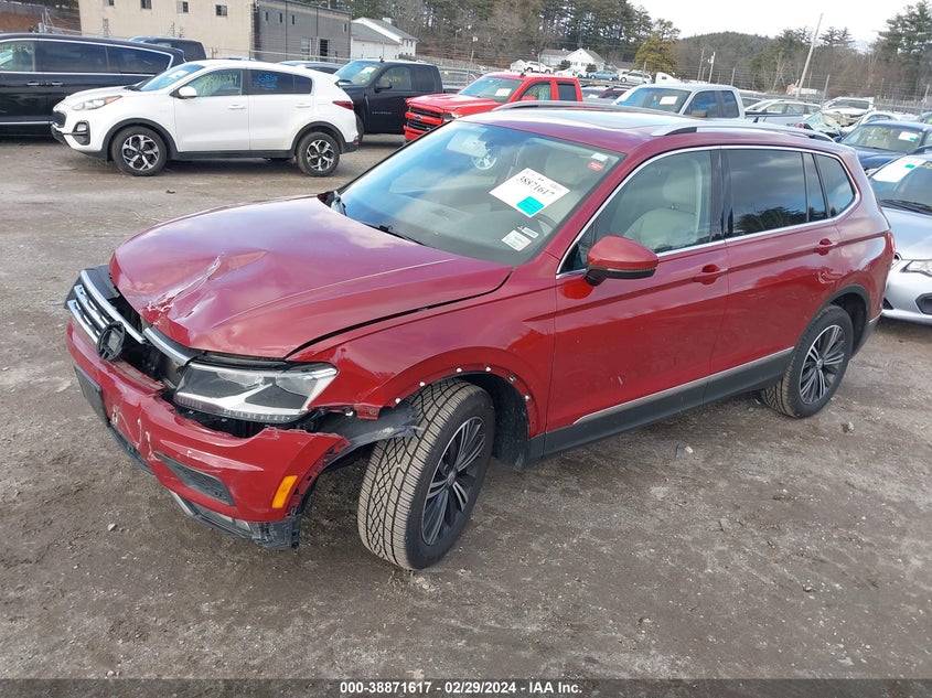 2019 VOLKSWAGEN TIGUAN 2.0T SE/2.0T SEL/2.0T SEL R-LINE/2.0T SEL R-LINE BLACK VIN: 3VV2B7AX6KM080686