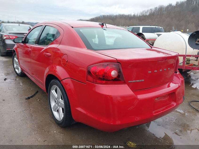 2013 Dodge Avenger Se VIN: 1C3CDZAB5DN643317 Lot: 38871671