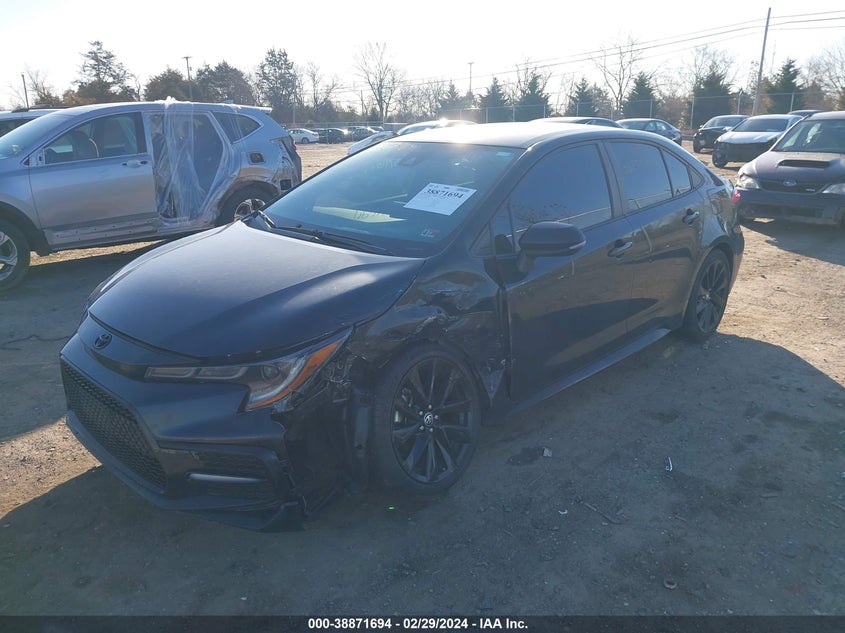 VIN 5YFS4MCE8MP072619 2021 TOYOTA COROLLA SE/NIGHT SHADE