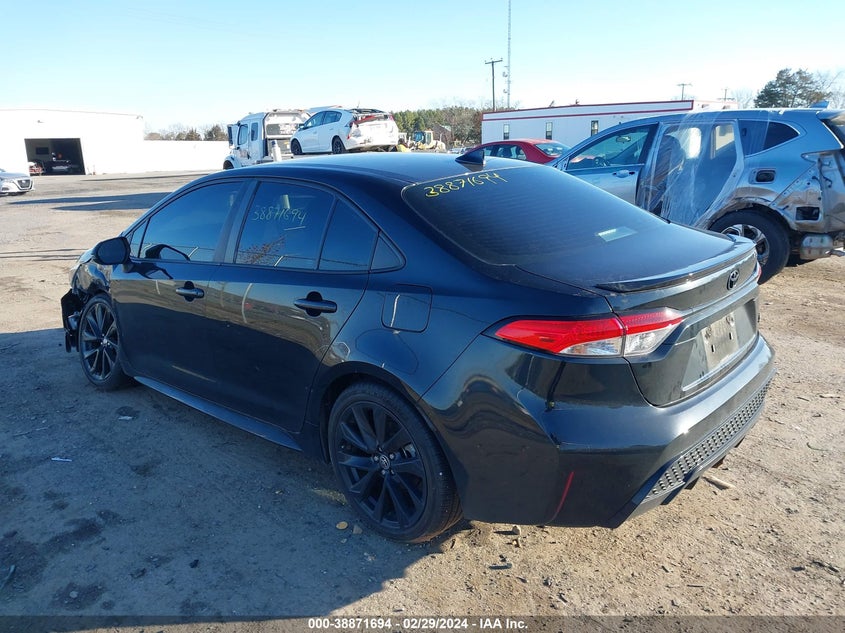 VIN 5YFS4MCE8MP072619 2021 TOYOTA COROLLA SE/NIGHT SHADE