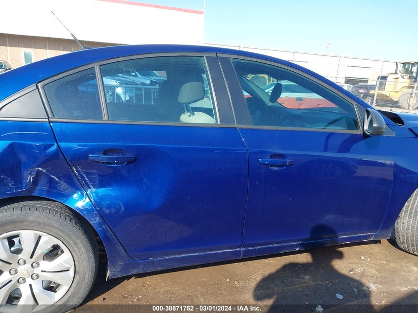2013 CHEVROLET CRUZE LS AUTO - 1G1PA5SG7D7185673