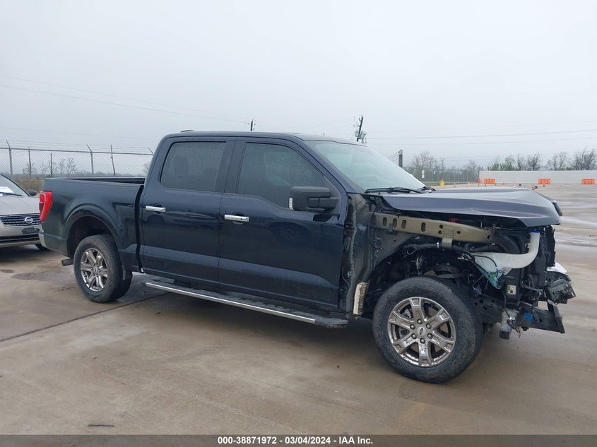VIN 1FTEW1CP9MFB53837 2021 FORD F-150 XLT