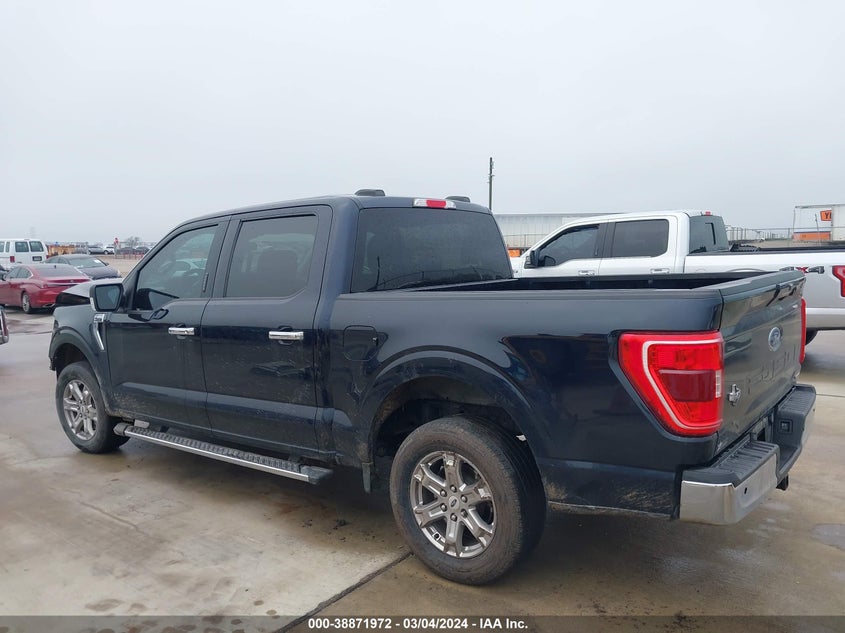 VIN 1FTEW1CP9MFB53837 2021 FORD F-150 XLT
