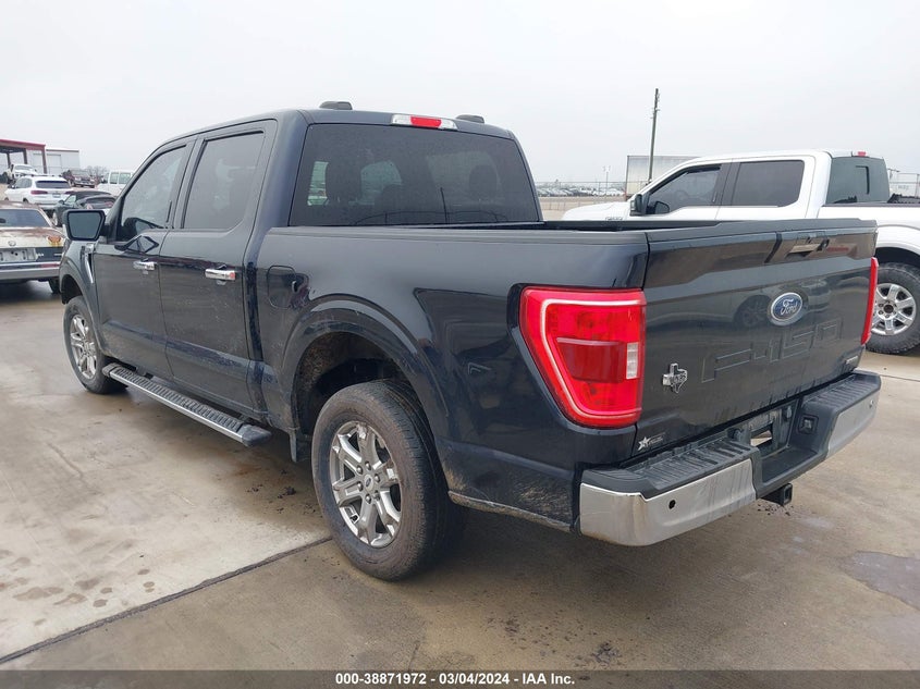 VIN 1FTEW1CP9MFB53837 2021 FORD F-150 XLT