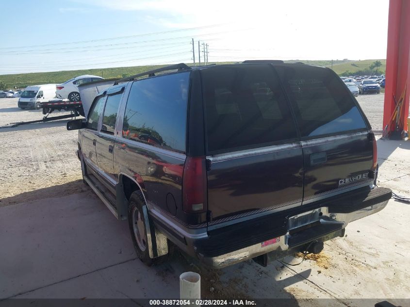 1996 Chevrolet Suburban C1500 VIN: 3GNEC16RXTG120520 Lot: 38872054