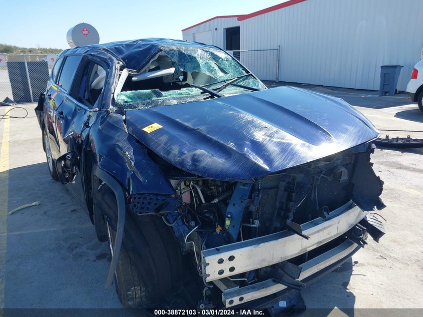 VIN 5TDZZRAH0MS522989 2021 TOYOTA HIGHLANDER LE