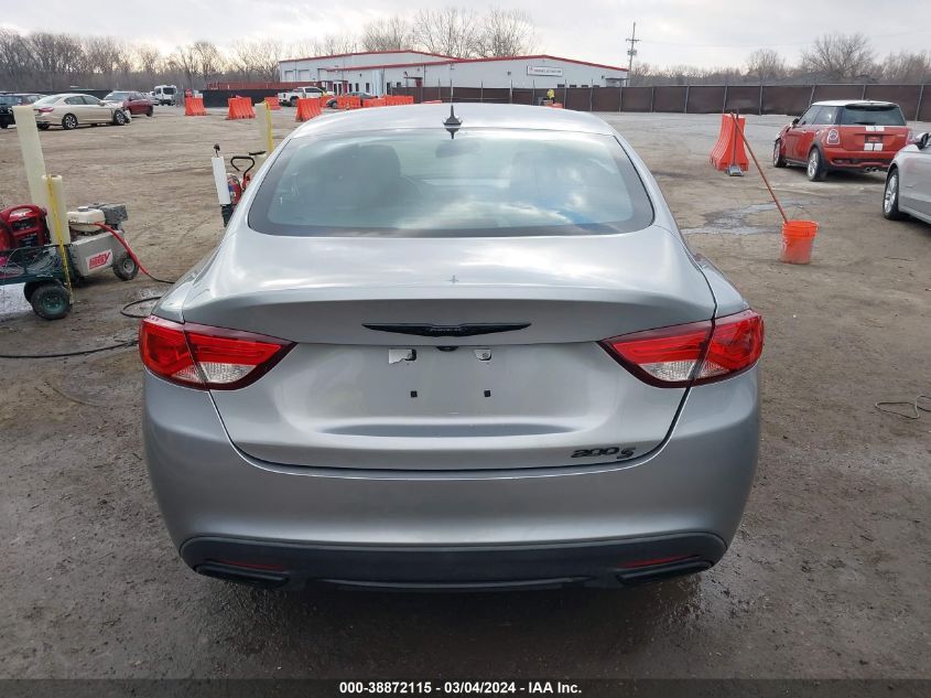 2015 Chrysler 200 S VIN: 1C3CCCBG0FN582326 Lot: 38872115