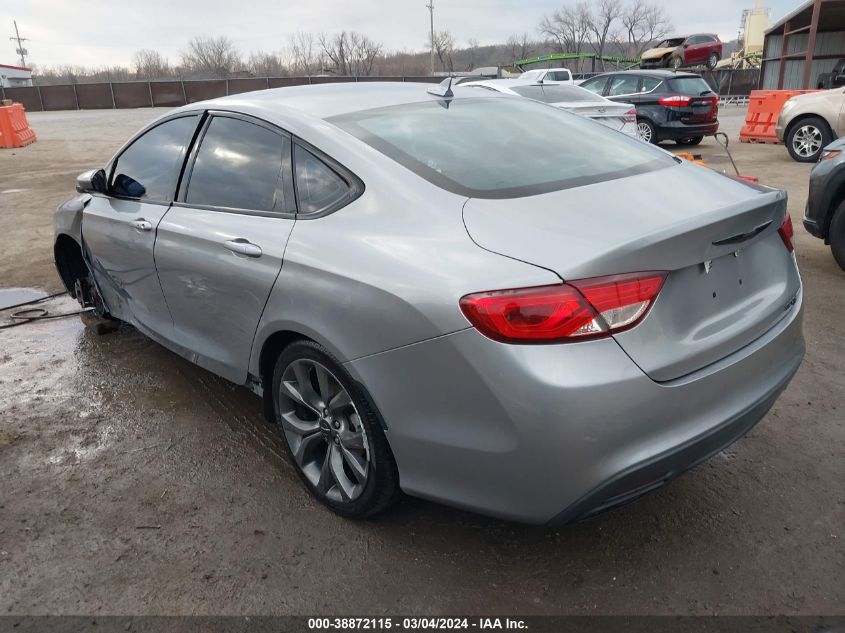 2015 Chrysler 200 S VIN: 1C3CCCBG0FN582326 Lot: 38872115