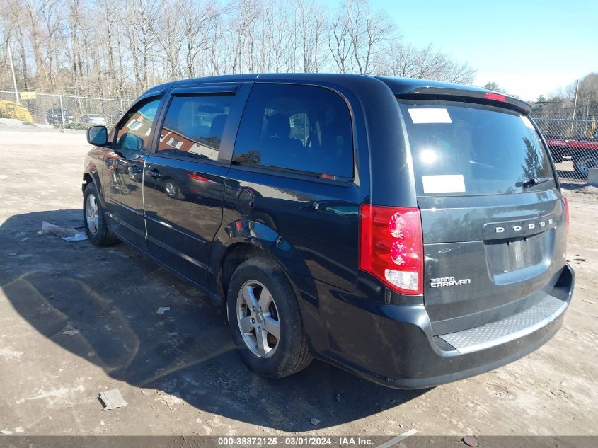 2013 Dodge Grand Caravan Sxt VIN: 2C4RDGCG7DR503050 Lot: 38872125