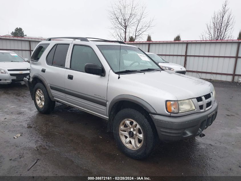 2003 Isuzu Rodeo S 3.2L V6 VIN: 4S2DM58WX34309018 Lot: 38872161