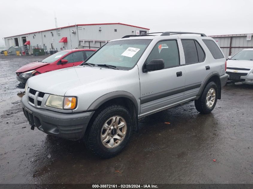 2003 Isuzu Rodeo S 3.2L V6 VIN: 4S2DM58WX34309018 Lot: 38872161