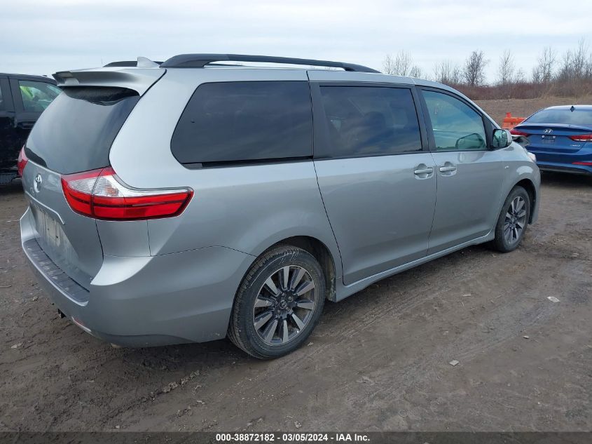 2019 Toyota Sienna Le 7 Passenger VIN: 5TDJZ3DC8KS225833 Lot: 38872182