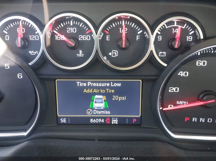 2020 CHEVROLET SILVERADO 1500 4WD  SHORT BED LT - 1GCUYDED0LZ267538