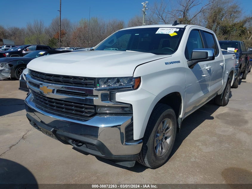 2020 CHEVROLET SILVERADO 1500 4WD  SHORT BED LT - 1GCUYDED0LZ267538