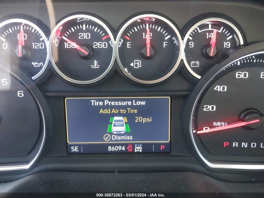 2020 CHEVROLET SILVERADO 1500 4WD  SHORT BED LT - 1GCUYDED0LZ267538