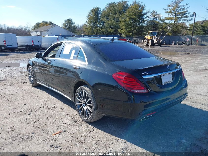 2015 Mercedes-Benz S 550 4Matic VIN: WDDUG8FB2FA107645 Lot: 38872268