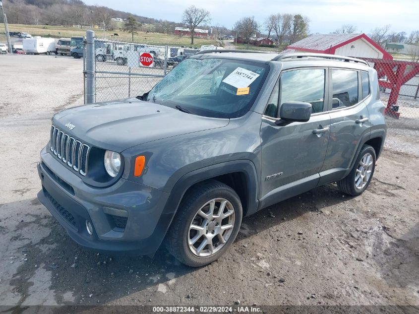 VIN ZACNJABB0LPL72084 2020 JEEP RENEGADE LATITUDE FWD