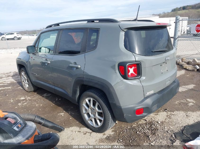 2020 Jeep Renegade Latitude Fwd VIN: ZACNJABB0LPL72084 Lot: 38872344