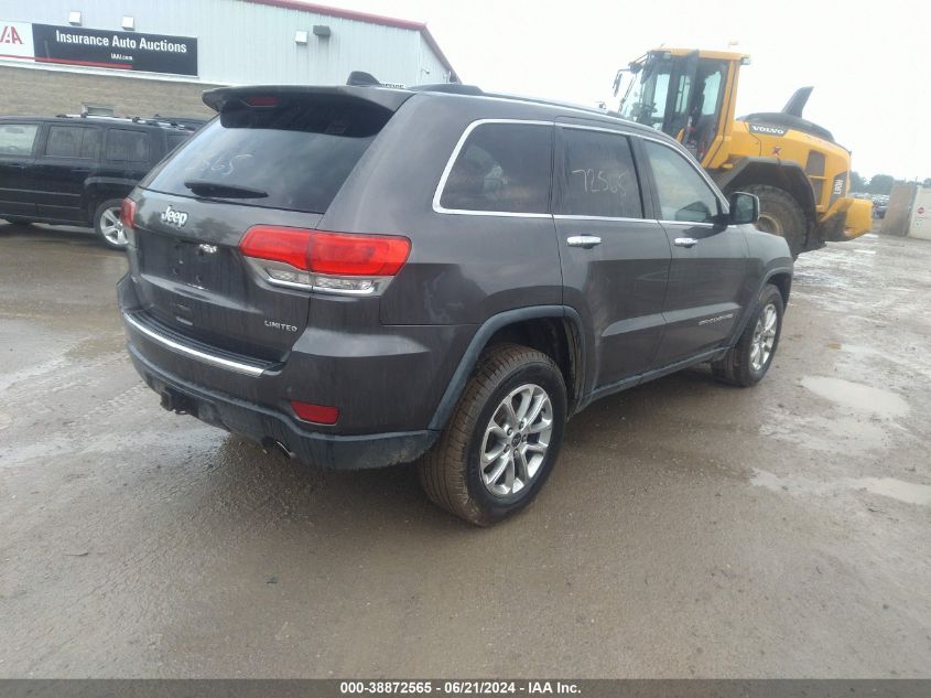 2014 Jeep Grand Cherokee Limited VIN: 1C4RJFBG6EC135829 Lot: 39910122