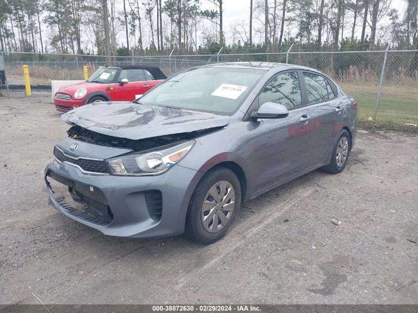 2020 Kia Rio S VIN: 3KPA24ADSLE338366 Lot: 38872630