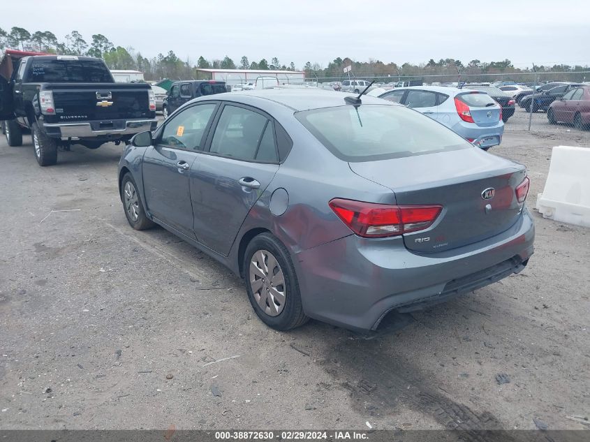 2020 Kia Rio S VIN: 3KPA24ADSLE338366 Lot: 38872630