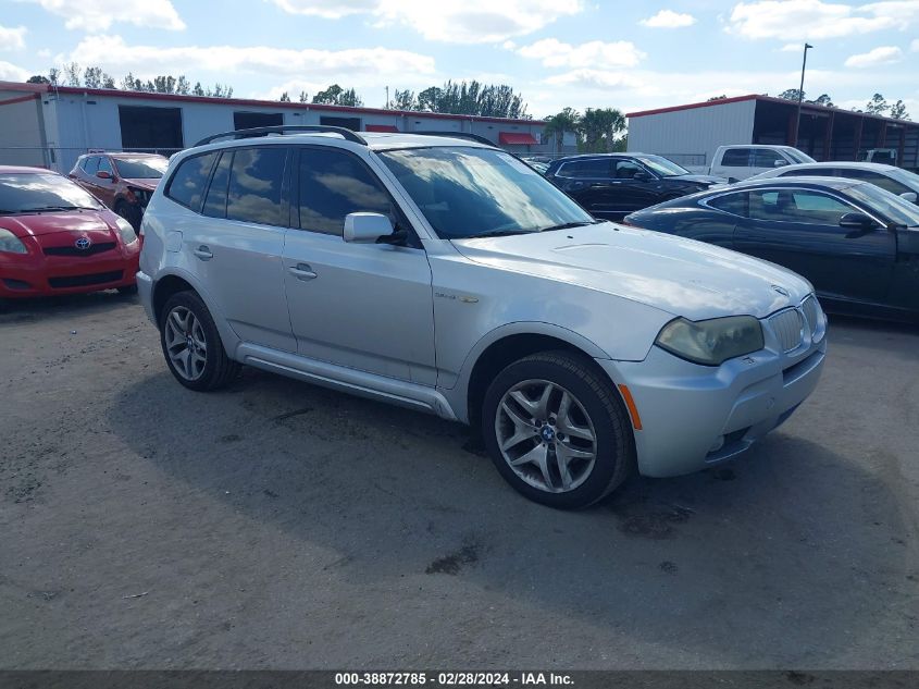 2008 BMW X3 3.0Si VIN: WBXPC93458WJ20171 Lot: 38872785