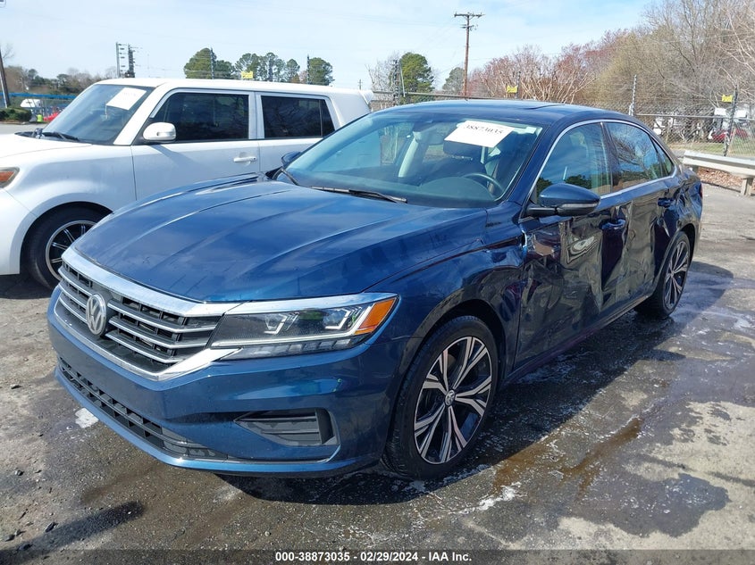VIN 1VWSA7A34MC003296 2021 VOLKSWAGEN PASSAT 2.0T SE