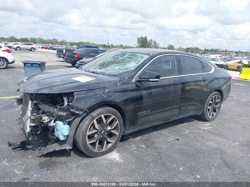 VIN 2G1105S34H9102212 2017 CHEVROLET IMPALA 1LT