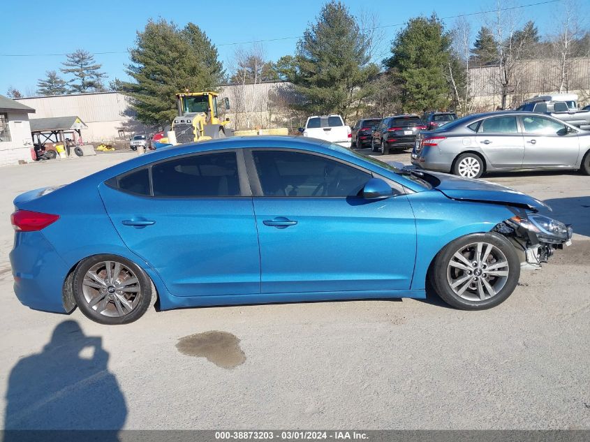 2018 Hyundai Elantra Value Edition VIN: 5NPD84LFXJH391227 Lot: 38873203