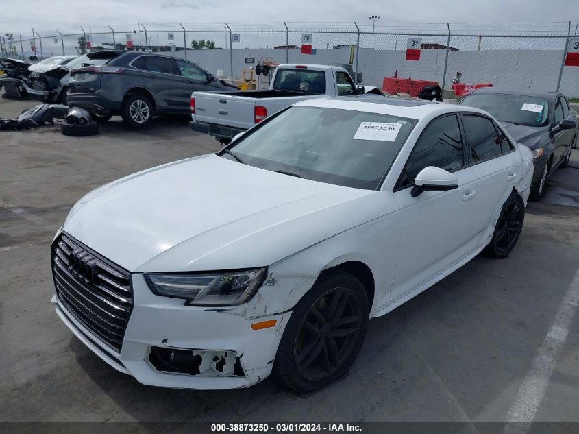 2017 Audi A4 2.0T Season Of Audi Ultra Premium VIN: WAUKMAF49HN055832 Lot: 38873250