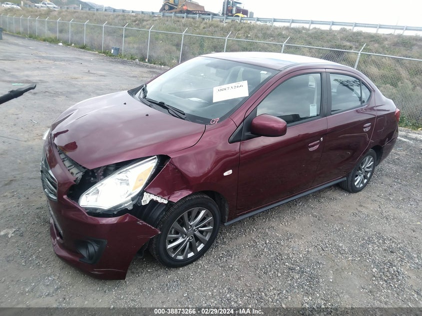 VIN ML32F3FJ4KHF03419 2019 MITSUBISHI MIRAGE G4 ES
