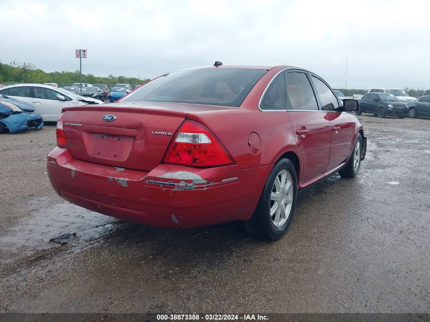 2007 Ford Five Hundred Limited VIN: 1FAFP25107G101016 Lot: 38873388