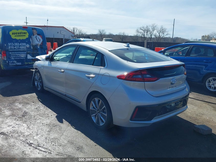 2017 Hyundai Ioniq Hybrid Limited VIN: KMHC85LC3HU023362 Lot: 38873452