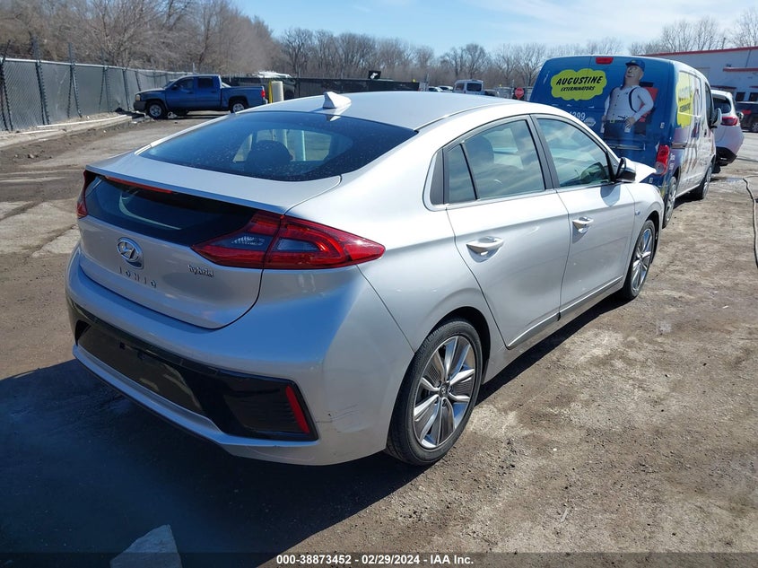 2017 Hyundai Ioniq Hybrid Limited VIN: KMHC85LC3HU023362 Lot: 38873452