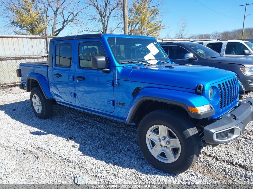 2020 Jeep Gladiator Sport S 4X4 VIN: 1C6HJTAG7LL207265 Lot: 38874004