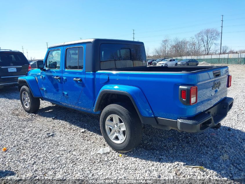 2020 Jeep Gladiator Sport S 4X4 VIN: 1C6HJTAG7LL207265 Lot: 38874004