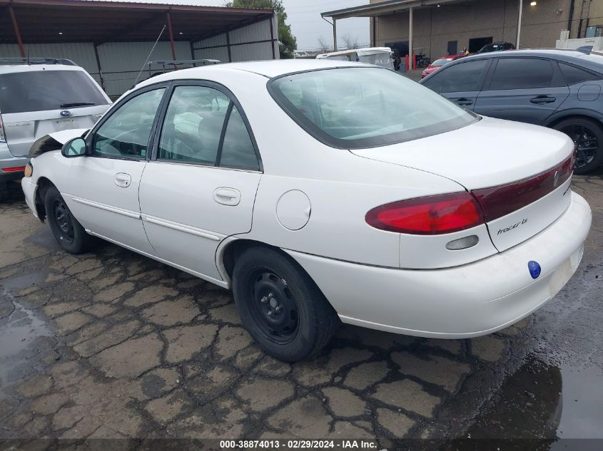 1997 Mercury Tracer Ls VIN: 1MELM13P7VW609007 Lot: 38874013