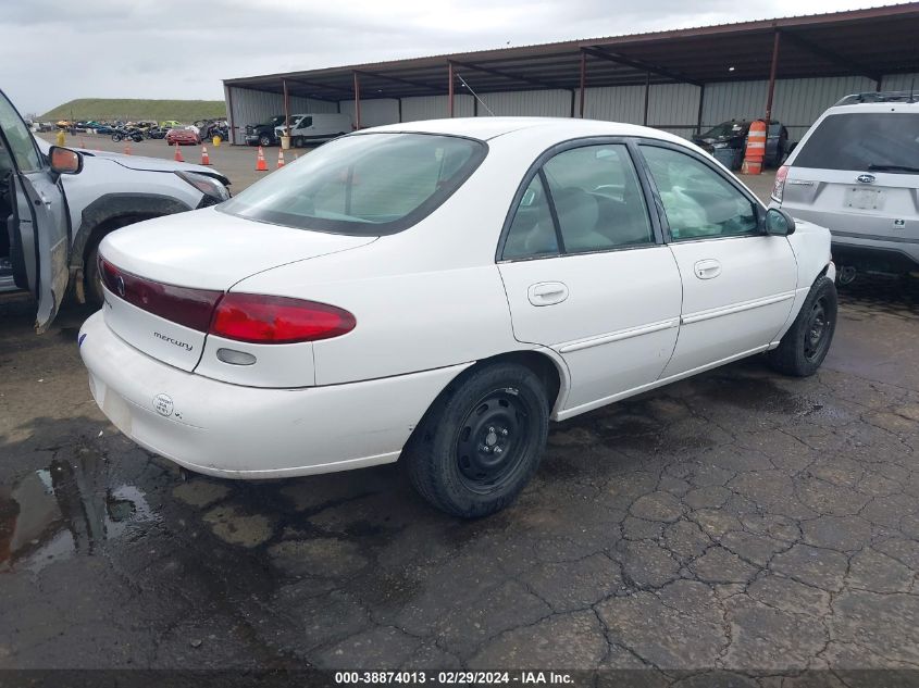 1997 Mercury Tracer Ls VIN: 1MELM13P7VW609007 Lot: 38874013