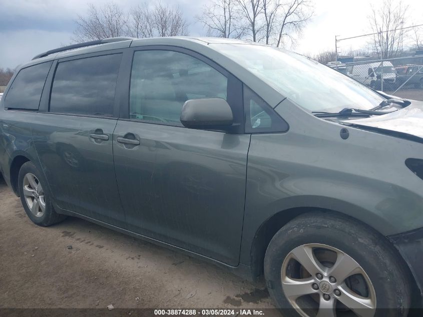 2013 Toyota Sienna Le V6 8 Passenger VIN: 5TDKK3DC6DS405369 Lot: 38874288