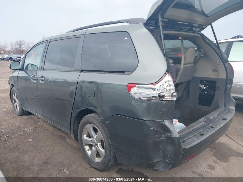 2013 Toyota Sienna Le V6 8 Passenger VIN: 5TDKK3DC6DS405369 Lot: 38874288