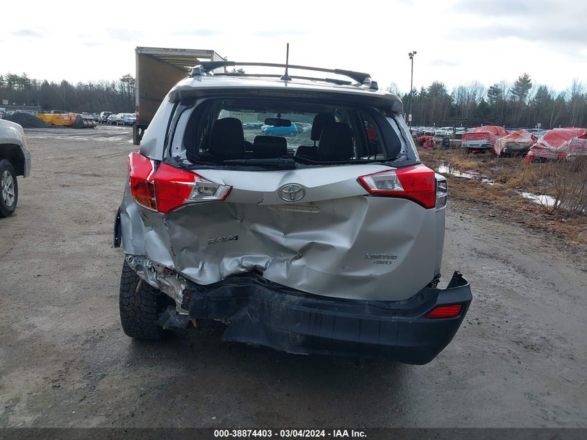 2015 TOYOTA RAV4 LIMITED - 2T3DFREV8FW334645