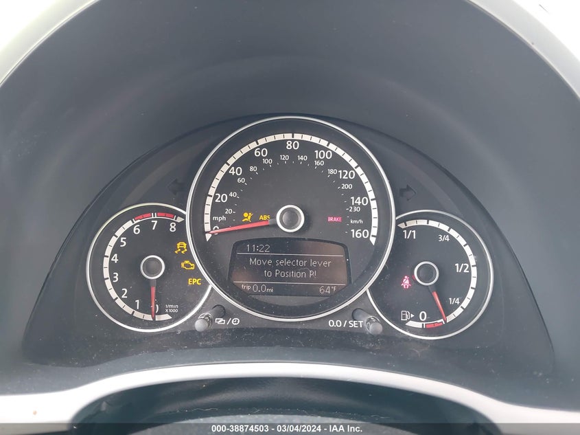 2013 VOLKSWAGEN BEETLE 2.5L FENDER EDITION - 3VWJP7AT9DM658014