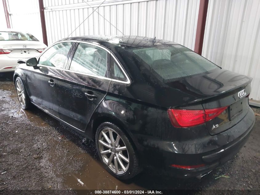 2015 Audi A3 1.8T Premium VIN: WAUACGFF8F1001011 Lot: 38874600