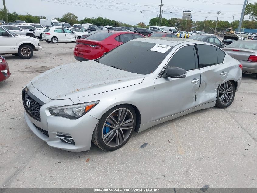 2014 Infiniti Q50 Premium VIN: JN1BV7AP4EM692135 Lot: 38874654