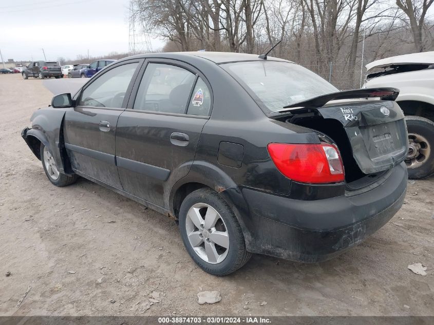 2008 Kia Rio Sx VIN: KNADE123486389487 Lot: 38874703