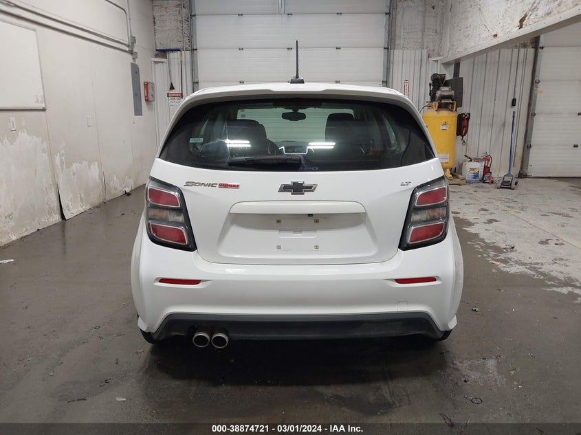 2018 CHEVROLET SONIC LT AUTO - 1G1JD6SBXJ4135497
