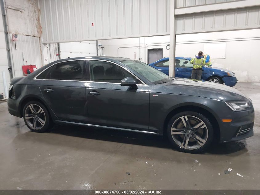 2017 Audi A4 2.0T Premium VIN: WAUENAF42HN002867 Lot: 38874750