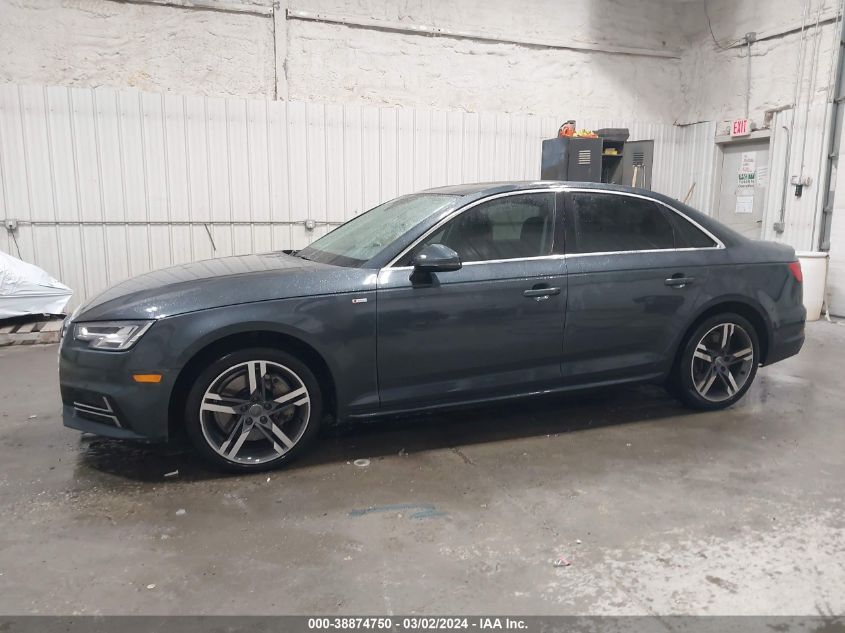 2017 Audi A4 2.0T Premium VIN: WAUENAF42HN002867 Lot: 38874750