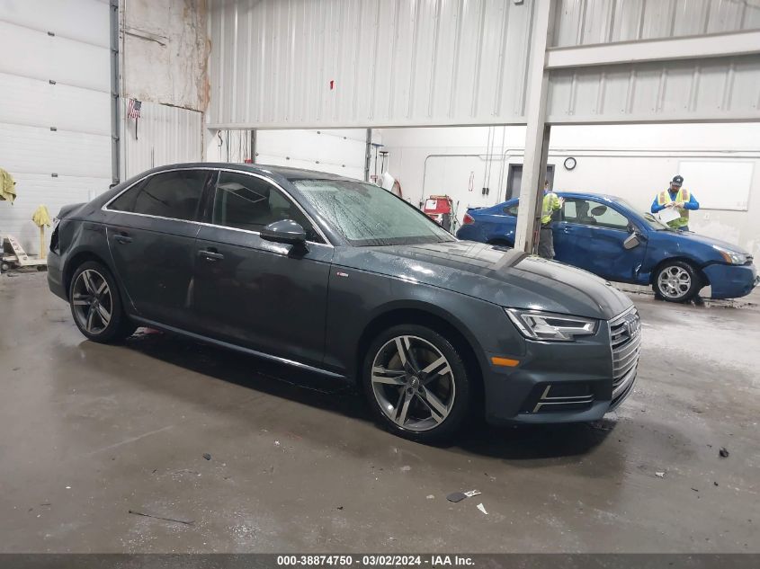 2017 Audi A4 2.0T Premium VIN: WAUENAF42HN002867 Lot: 38874750