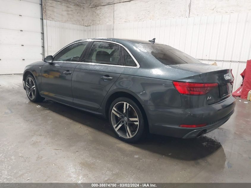 2017 Audi A4 2.0T Premium VIN: WAUENAF42HN002867 Lot: 38874750